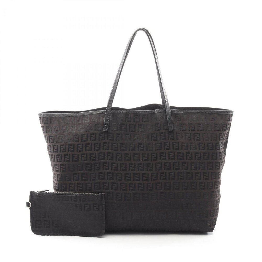 Fendi Zucchino Canvas Tote Bag